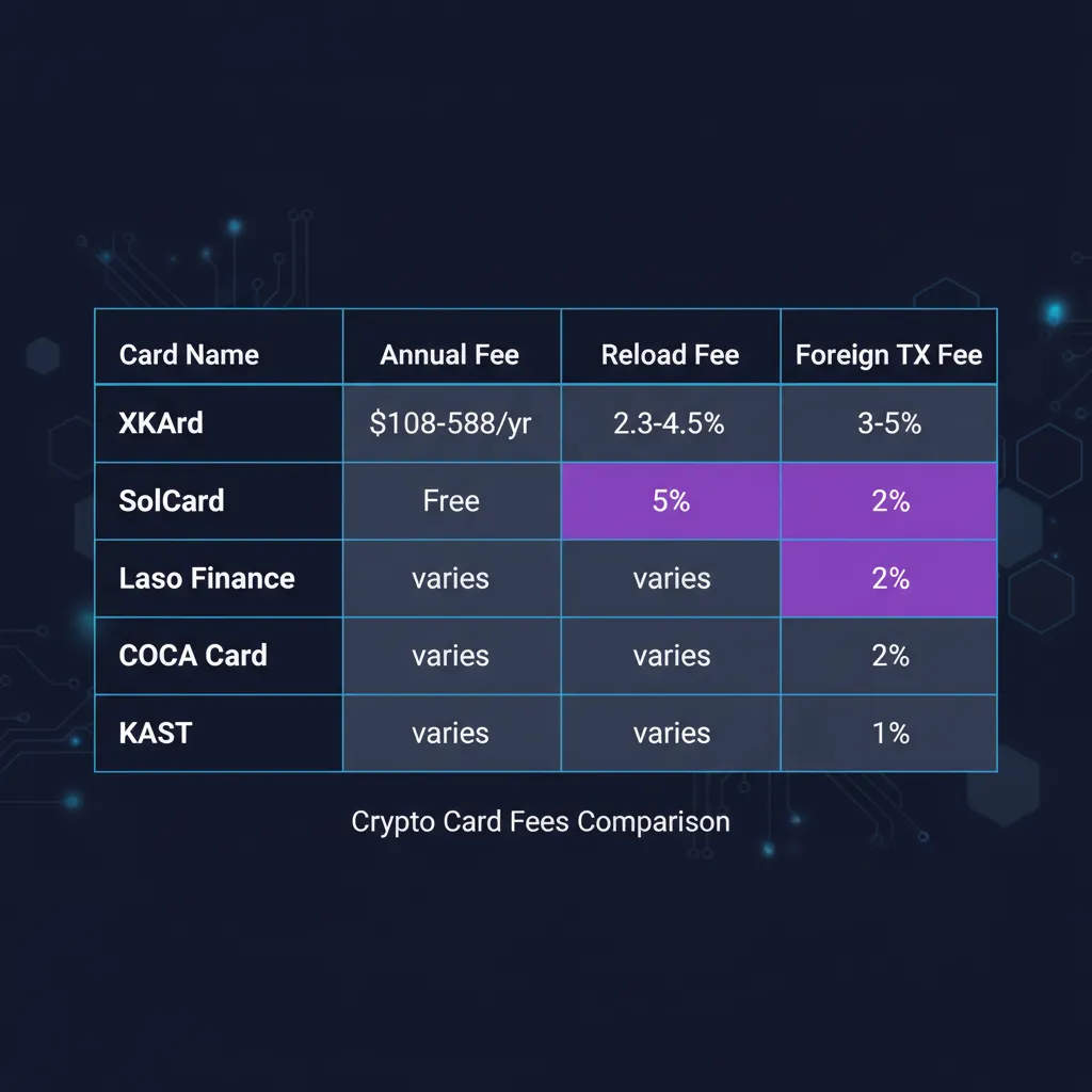 Complete Fee Comparison Matrix